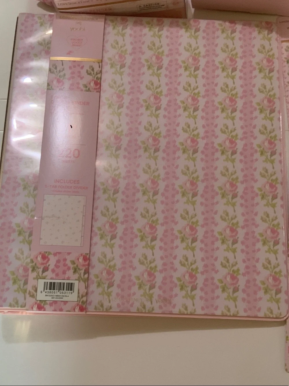 Loveshackfancy Blooming Heirloom Pink Floral Stationery Set - Brand